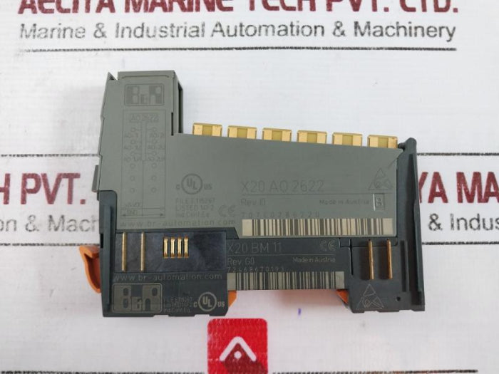 B&R X20 Ao 2622 Analog Output Module +24V Dc