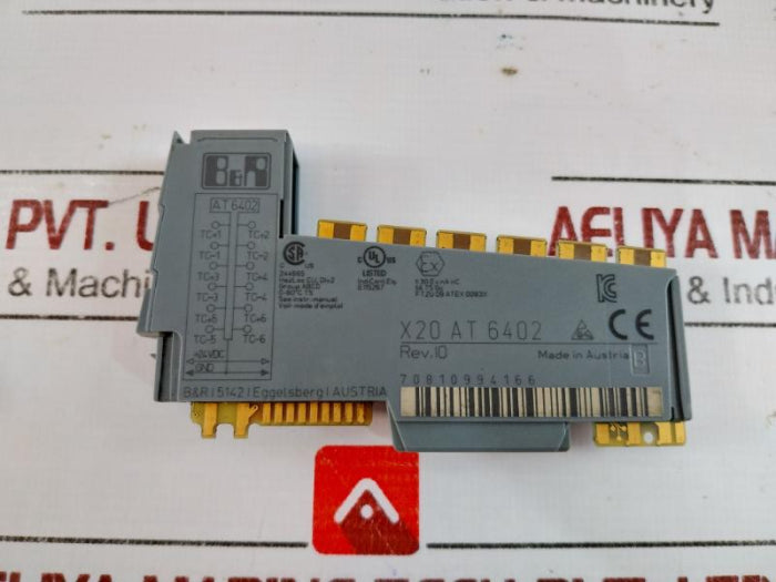 B&R X20 At 6402 Systems Rtd Module X20At6402 Ftzu 09 Atex 0083X