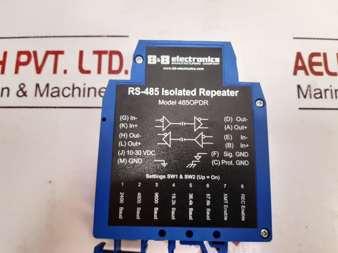 B&B Electronics Rs-485 Isolated Repeater 485Opdr
