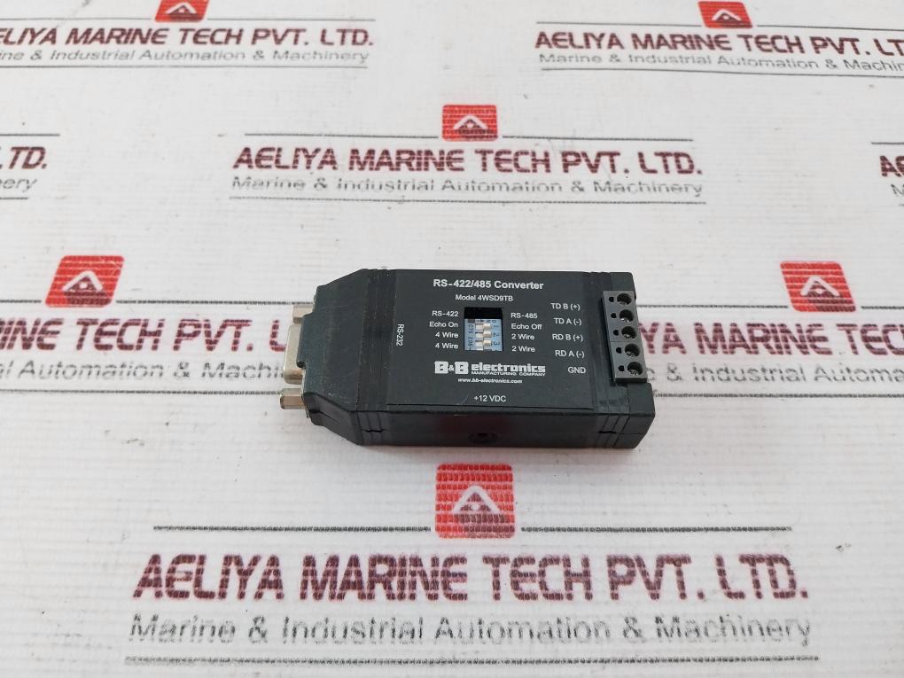 B&B Electronics 4Wsd9Tb Terminal Block Converter 12 Vdc