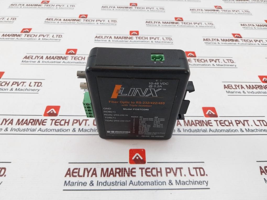 B & B Electronics Fostcdri Fiber Optic To Rs-232/422/485 With Triple Isolation