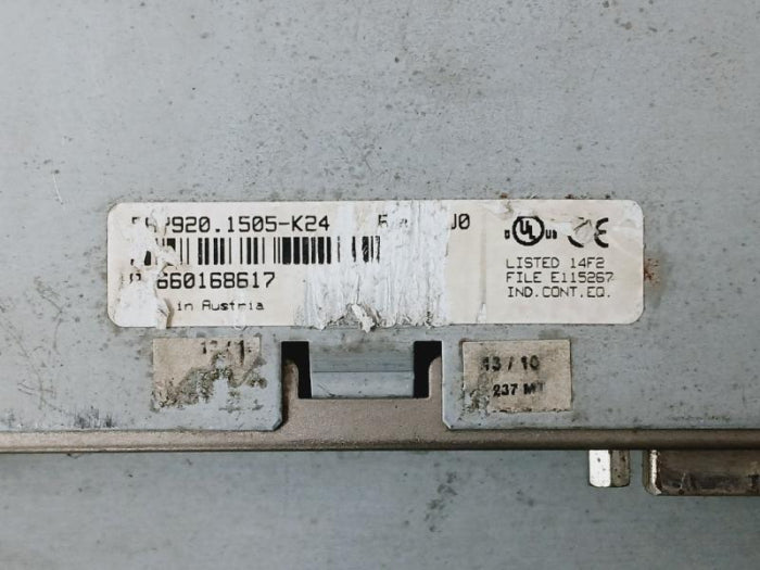 B&R 5Ap920.1505-k24 Touchscreen Hmi Panel Rev J0