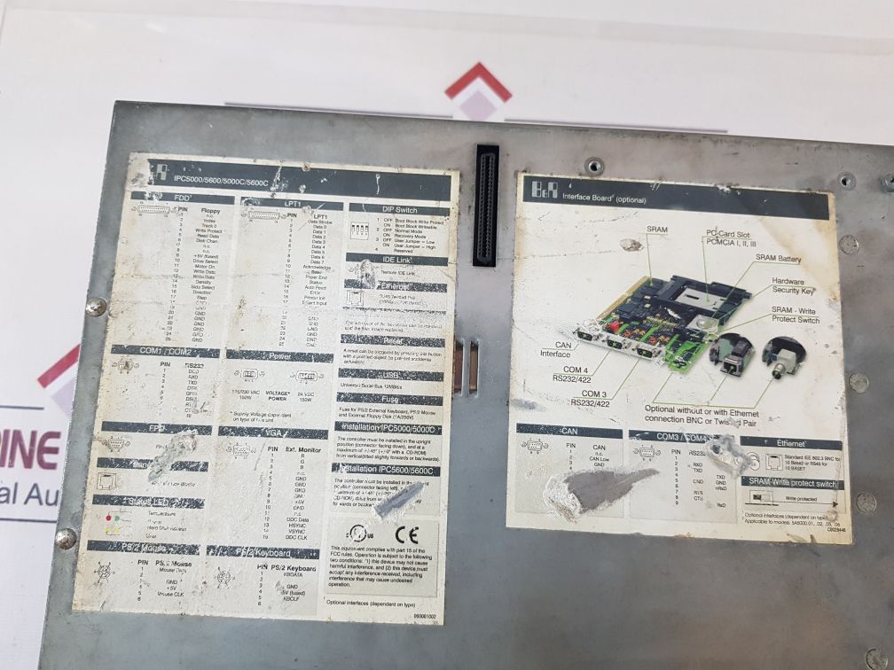 B&R 5c5001.32 Interface Board 5p50 Otbpecvd-03