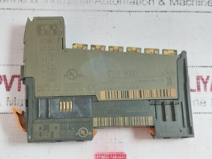 B&R X20 Bt 9100 Bus Receiver & Transmitter, +24Vdc, Rev: E0