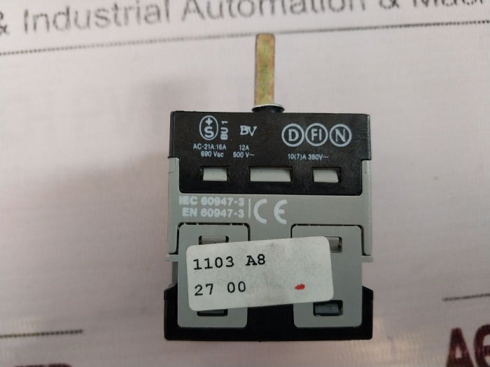 Baco PR12 Pointcool Main Switch 20A 3x400V 600VAC