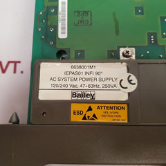 Bailey Infi90 Iepas01 Ac System Power Supply Module