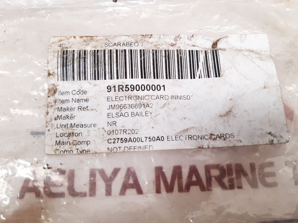 Elsag Bailey Innis01 Electronic Card 6636689F1