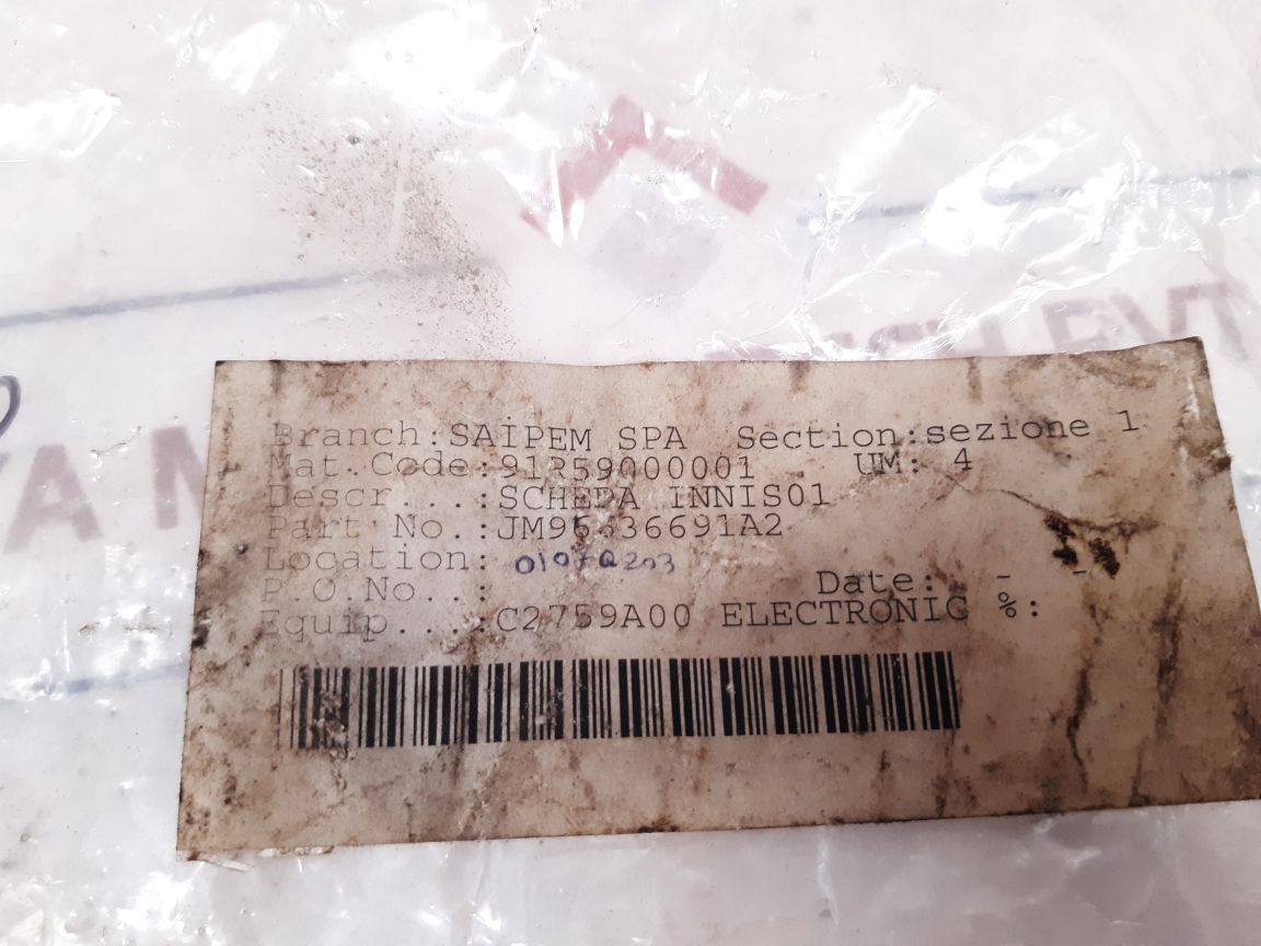 Elsag Bailey Innis01 Electronic Card 6636689F1