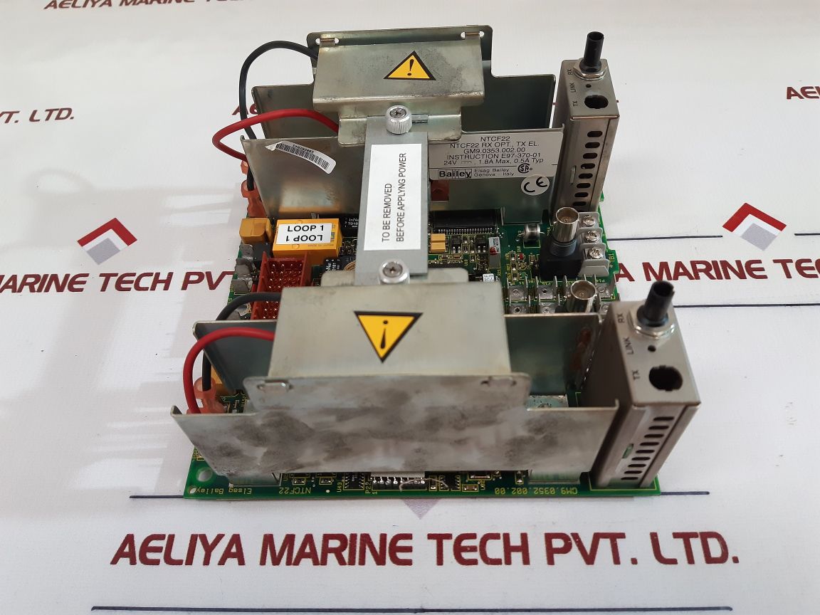 Bailey Alcatel Ntcf22 Fiber Optic Communication Unit