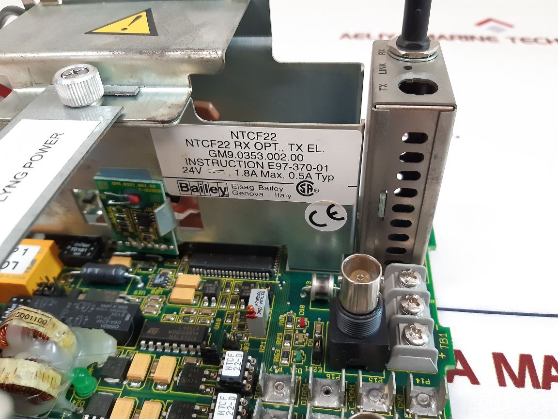 Bailey Alcatel Ntcf22 Fiber Optic Communication Unit