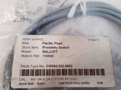 Balluff Bes00P9 Inductive Proximity Switch 10-30Vdc 200Ma 2Mm