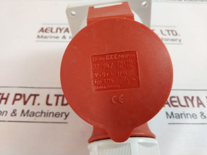 Bals Cee Norm 1215 Panel Mounting Socket Outlet 3P+N