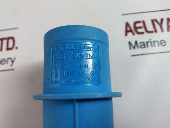 Bals Cee Norm 21001-tls Industrial Plug 2P+ Ip44