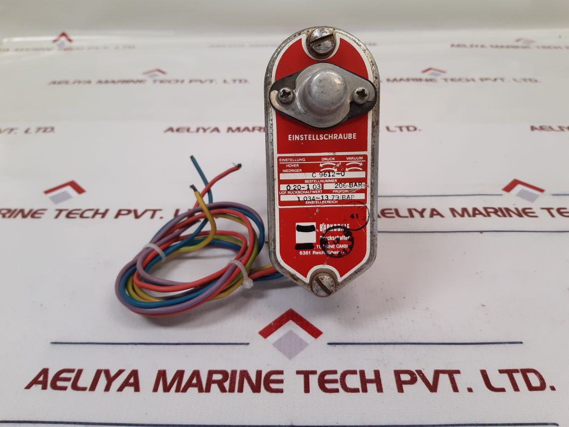 Barksdale C 9612-0 Pressure Switch