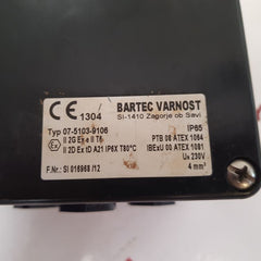 Bartec 07-5103-9106 Junction Box