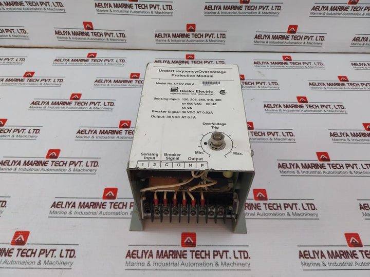 Basler Electric Ufov 260 A Overvoltage Protective Module