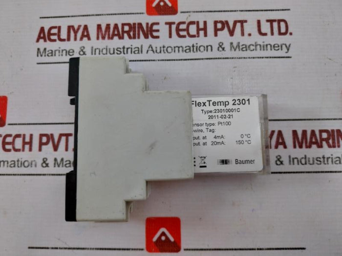 Baumer 23010001C Flex Temp 2301 Temperature Converter Pt100