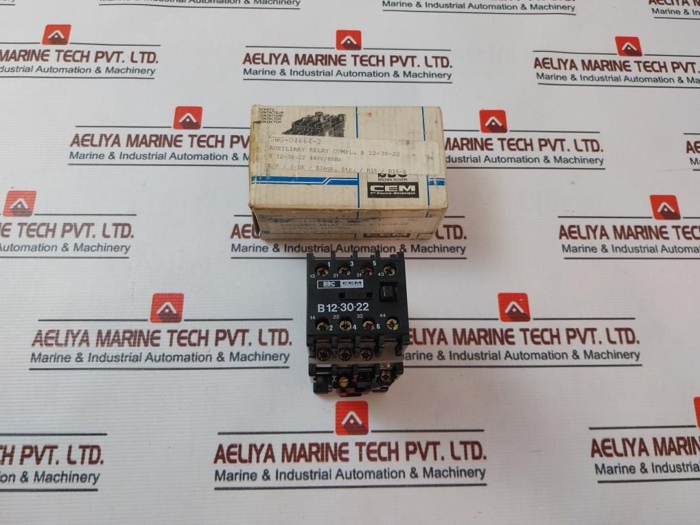 Bbc Brown Boveri B12-30-22 Contactor 660V 24A