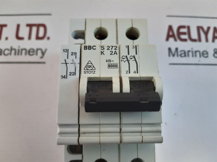 BBC S272 K 2A Circuit Breaker 25A 500V