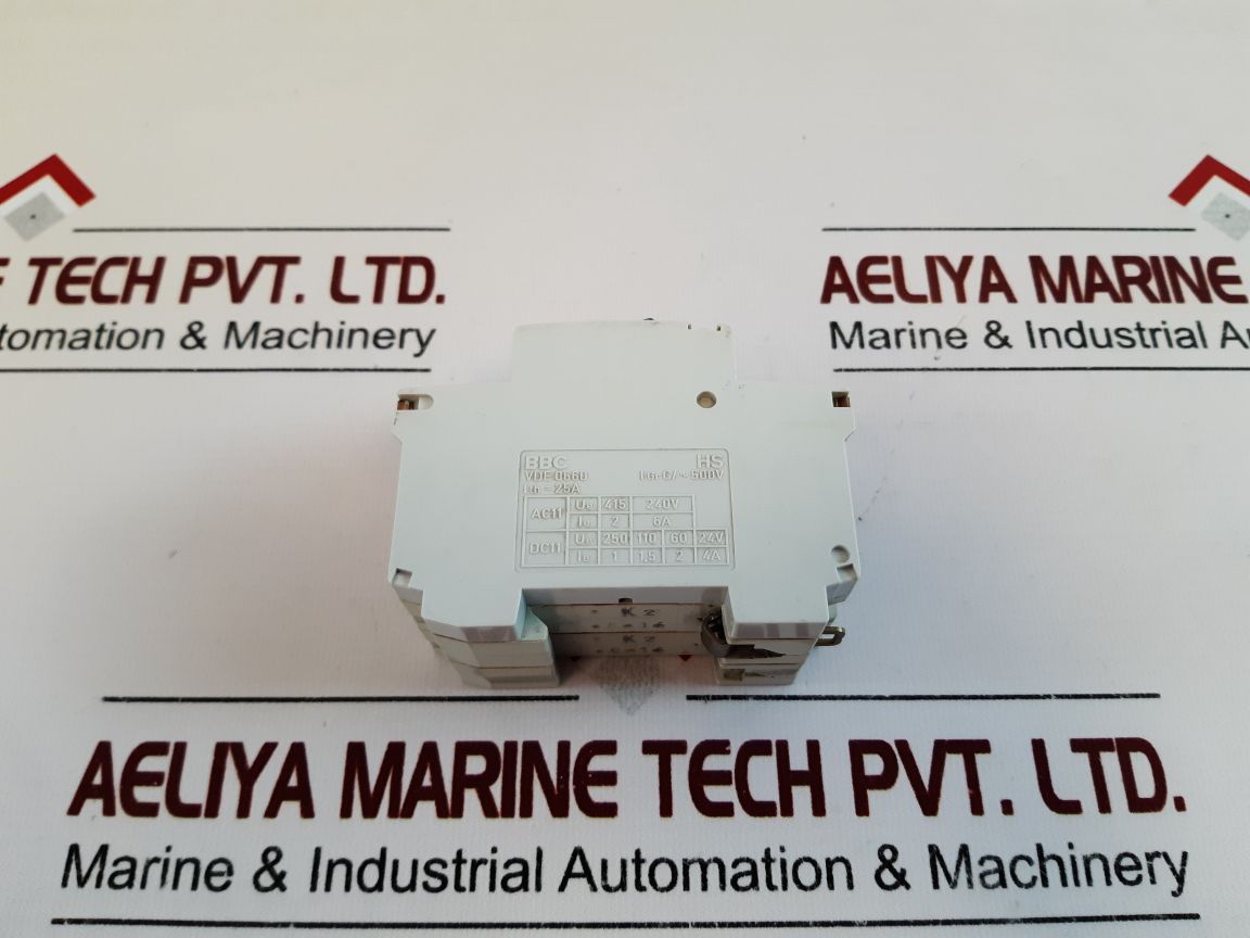 BBC S272 K 2A Circuit Breaker 25A 500V