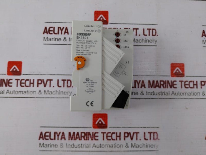 Beckhoff Ek1501 Ethercat Coupler With Multimode Fiber Ports Rev 0019