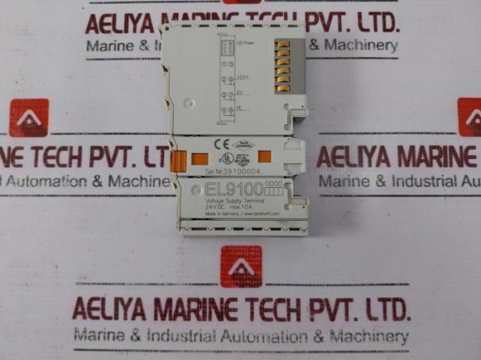 Beckhoff El9100 Potential Supply Terminal 24V Dc 10A, 78 7786210