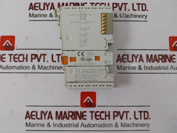 Beckhoff El9400 Power Supply Terminal For E-bus 24Vdc