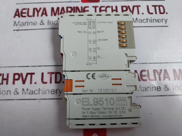Beckhoff El9510 Power Supply Terminal 24V Dc