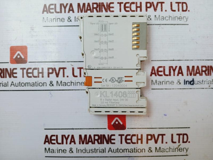 Beckhoff Kl1408 8-channel Digital Input 24 V Dc 3,0 Ms Ii 3G
