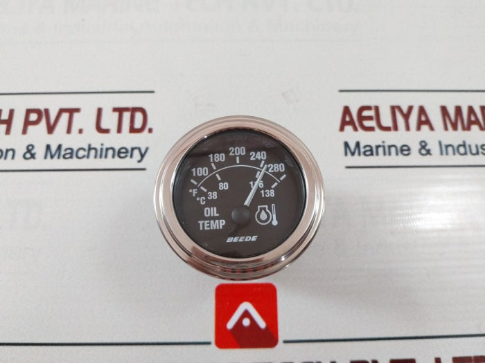 Beede 943626 Oil Temp Gauge 38-138°c