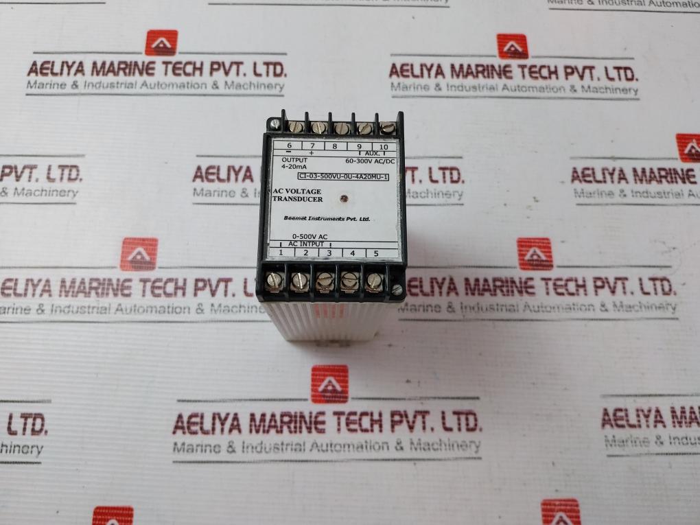 Beemet Ci-03-500Vu-0U-4A20Mu-1 Ac Voltage Transducer 4-20Ma