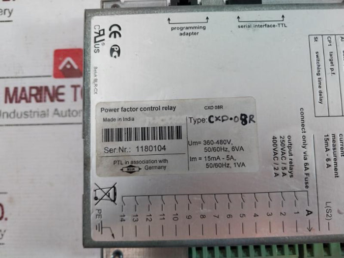 Beluk Blr Cxd Power Factor Control Relay 360-480V