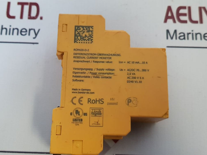Bender Rcm420-d-2 Residual Current Monitor