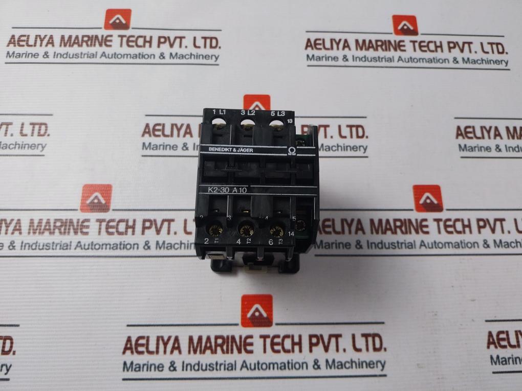 Benedikt & Jager K2-30A10 Contactor 600V Ac 40 Amp