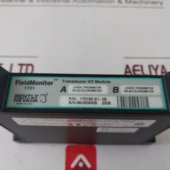 Bently Nevada 170180-01-05 Transducer I/O Module 24Vdc 143542-01 Rev A