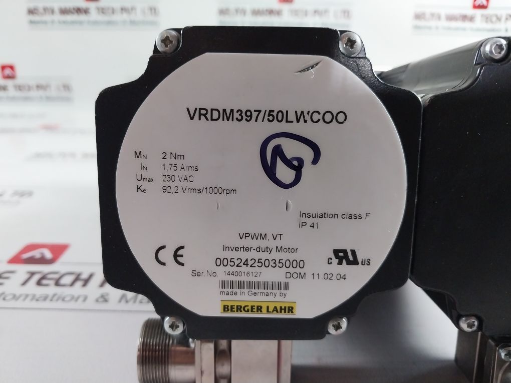 Berger Lahr Vrdm397/50Lwcoo Stepper Motor + Neugart Ple 80/60 Planetary Gearbox