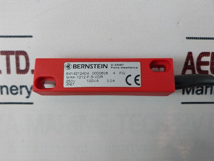 Bernstein Mak-1212-f-5-vdr Magnetic Switch 250V Ip67