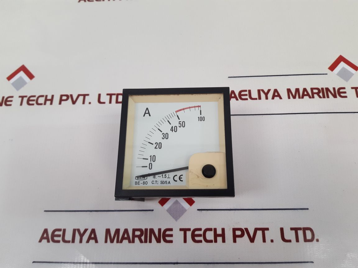 Bew Be-80 Ammeter 0 To 100 A - Aeliya Marine Tech