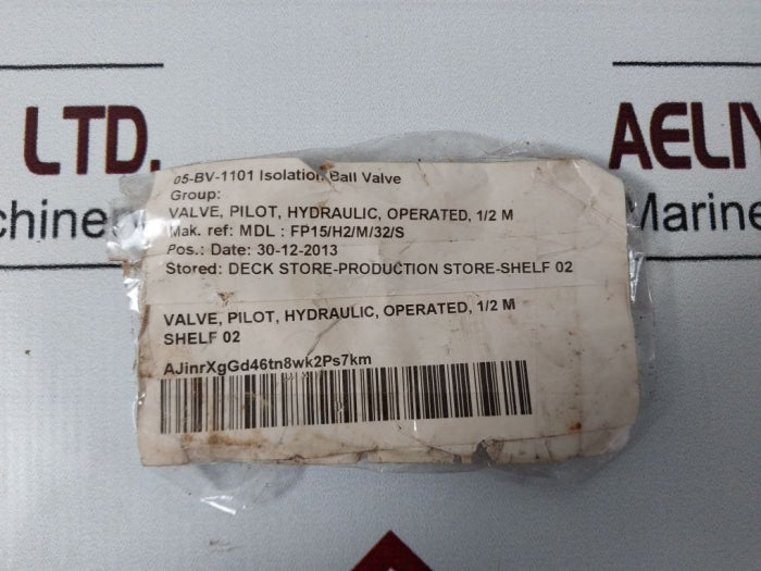 Bifold Fp15/H2/M/32/S Interface Valve