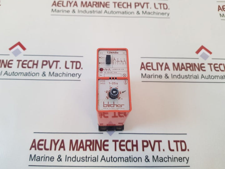 Bircher Tzmaba Time Delay Relay 1-25S Vde 0435