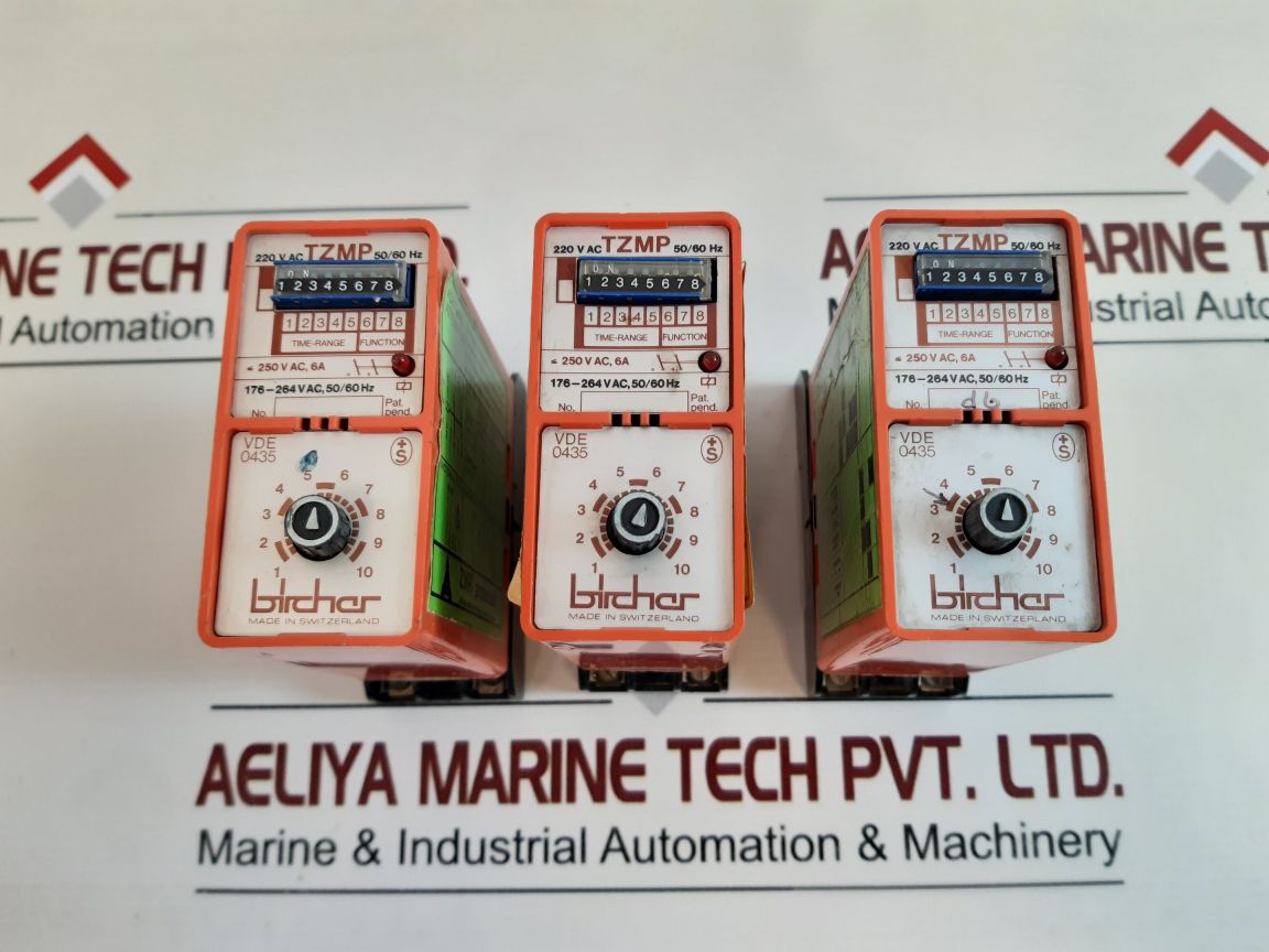 Bircher Tzmp Time Delay Relay 0.1-300Min