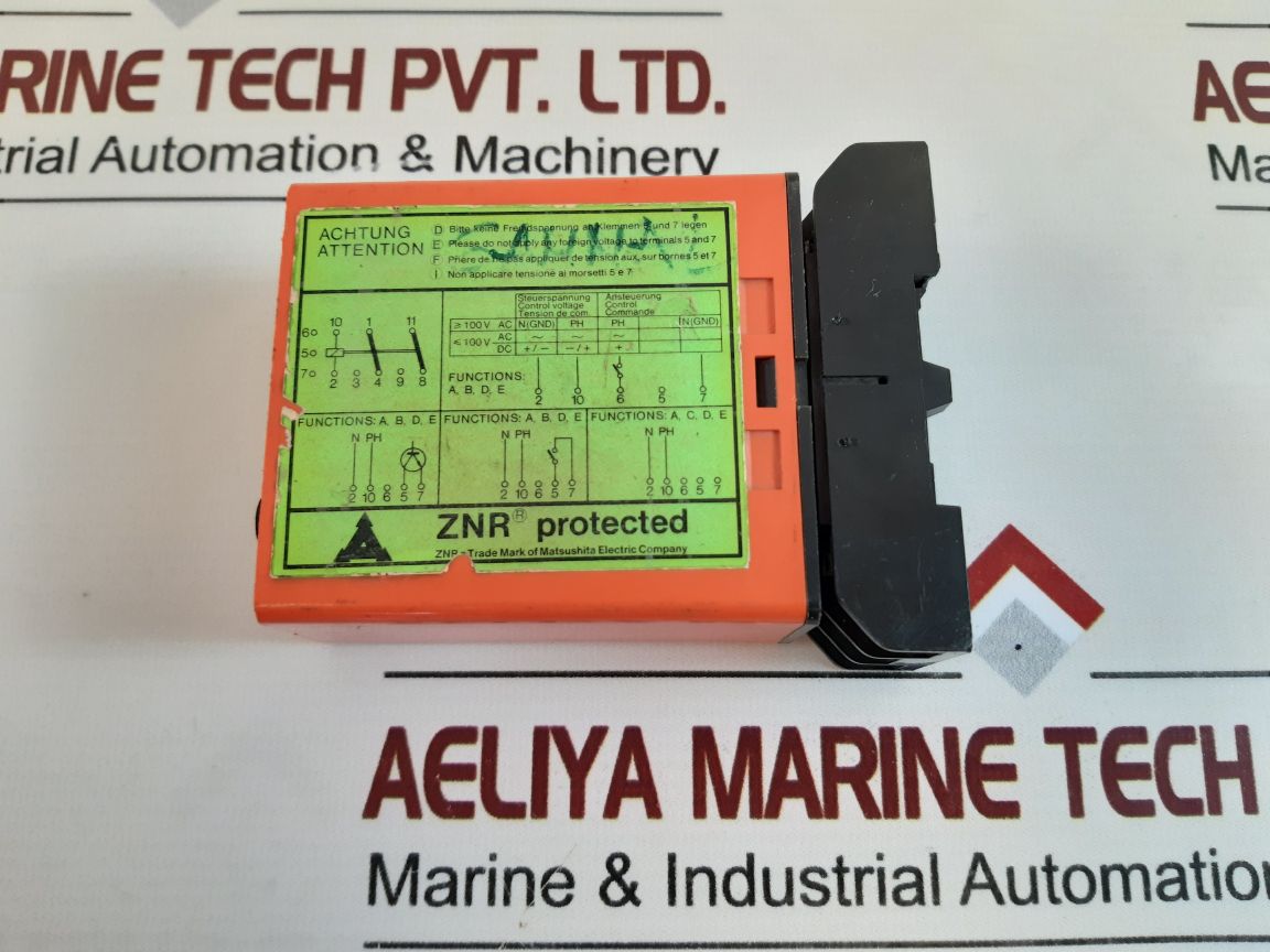 Bircher Tzmp Time Delay Relay 220V Ac 50/60Hz