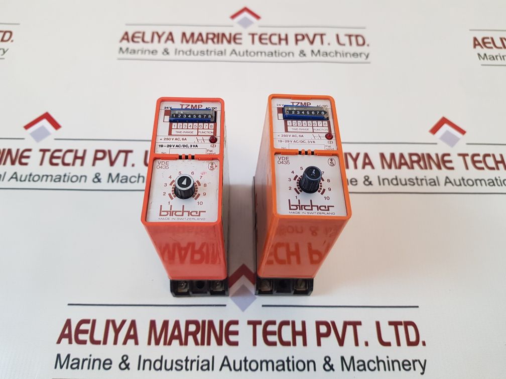 Bircher Tzmp Time Delay Relay 24V Ac/Dc
