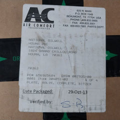 Bitzer 304051-03 Valve Complete Plate Kit
