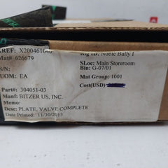 Bitzer 304051-03 Valve Complete Plate Kit