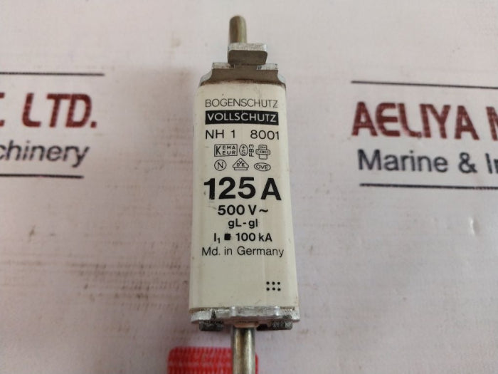 Bogenschutz Nh 1 8001 Fuse 125A 500V Ac
