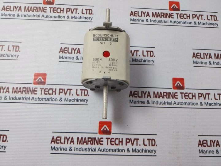 Bogenschutz Nh 3 Full Protection Fuse Link 500A 500V