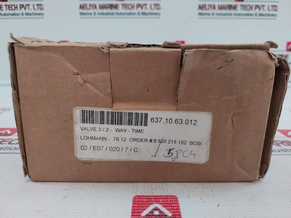 Bosch 0 820 215 102 Pneumatic Timer 3/2 Way Valve 0-10 Bar 18-150 Psi