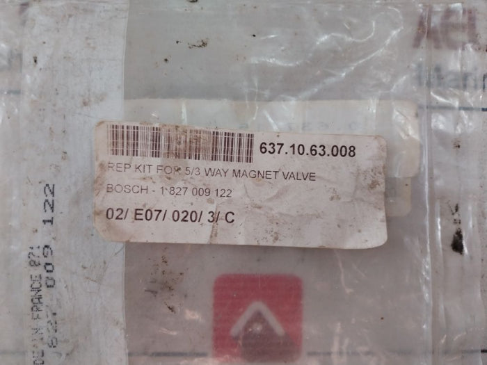 Bosch 1 827 009 122 Repair Kit For 5/3 Way Magnet Valve 637.10.63.008