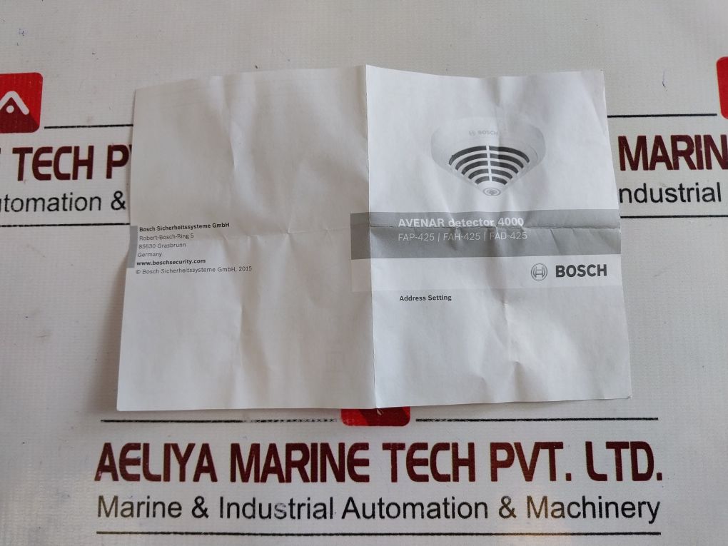 Bosch FAP-425-O Smoke Detector F01U279893